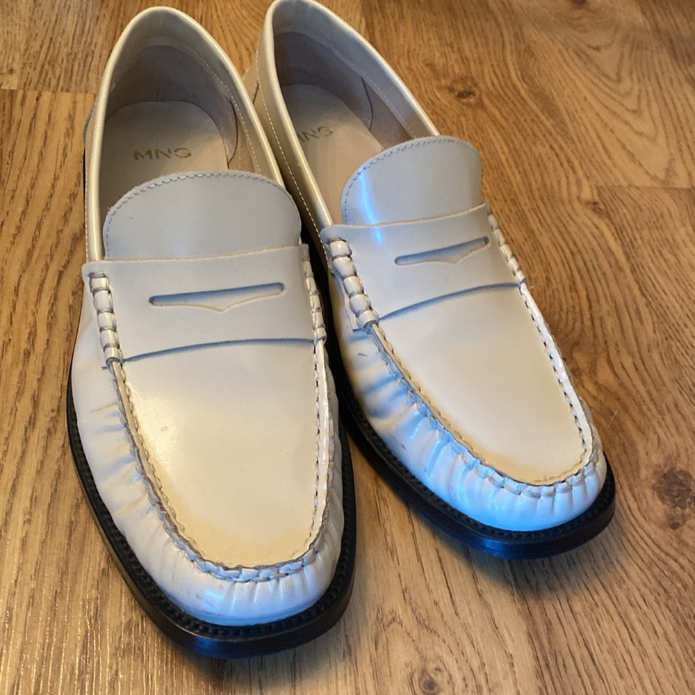 Mango Leather Loafers - Picture 3 of 12